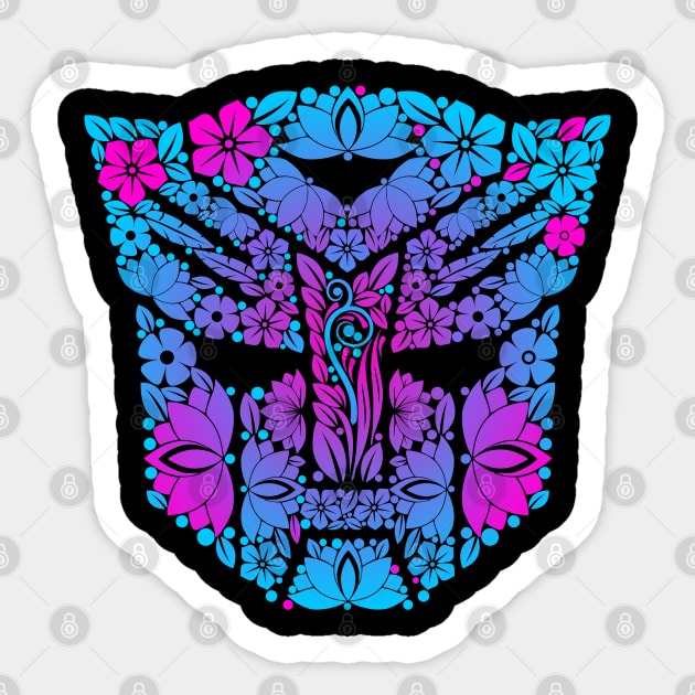 Dia De Los Muertos Autobot Sticker by DrPeper